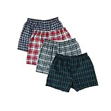 Fruit of the Loom Men's Woven Tartan and Plaid
