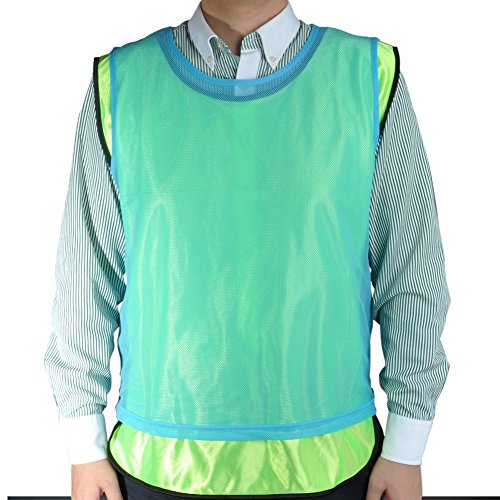 image for VGEBY 12 Pack Mesh Scrimmage Training Vests Football Vest Breathable A