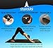 Shantihi Yoga Mat Black - Thick Eco Friendly Premium TPE Yoga Mat. Non Slip, Reversible, Durable Exercise Pilates Mat.