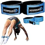Myosource Kinetic Bands Tumble Pro X Ankle Straps â€“ Cheerleading, Gymnastics Tumble Training Defrogger Keeps Ankles Together During Stunting and Back Tuck, Handspring Skills Training â€“ Adjustable