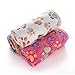 luciphia 1 Pack 3 Blankets Super Soft Fluffy Premium Fleece Pet Blanket Flannel Throw for Dog Puppy Cat Paw Small