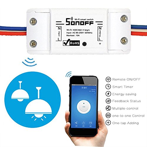 Sonoff WiFi Switch dual/single Channel Wireless Remote Control Electrical Alexa DIY Your Home via Iphone Android App Household Appliances Compatible