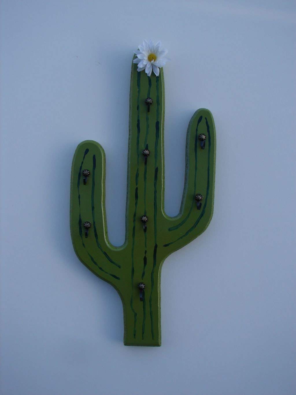 Saguaro Cactus Key Ring Hanger Handmade