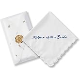 Truliva Wedding Gifts: Mother & Father of the Bride Handkerchiefs, Something Blue