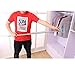 Julvie Stainless Steel Telescopic Pole Clothes Hooks Hanger Poles Adjustable Clothesline Pole
