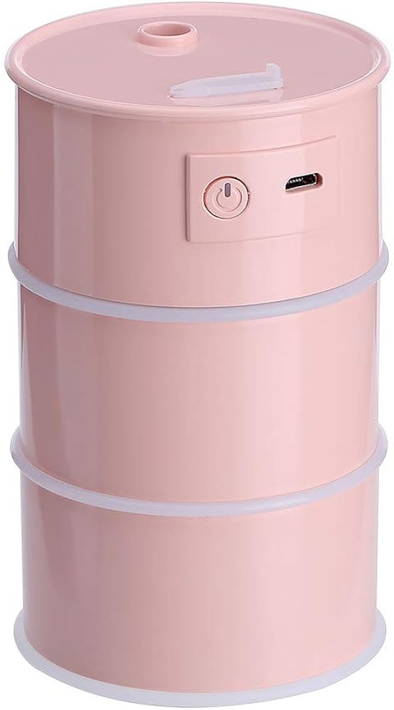 HomeMals Desk Humidifier USB Cool Mist Humidifier Whisper Quiet Operation Night Light Function