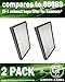 Green Label Brand 2 Pack Replacement Exhaust HEPA Filter EF-1 for Kenmore and Panasonic Vacuum Cleaners (Compares to 86889, 53295 and MC-V199H)