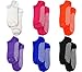 Lucky 21 Non Slip Skid Socks with Grips, For Hospital, Yoga, Pilates, (Pack6/6color), X-Large
