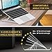 COMSOON Laptop Stand, Adjustable Portable Laptop Holder for Desk, Aluminum Ventilated Notebook Riser for MacBook Air Pro, Dell XPS, More 10-17 inches PC Computer, Tablet, iPad (Silver)thumb 1
