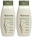Aveeno Daily Moisturizing Body Wash with Soothing Oat, Creamy Shower Gel, Soap-Free and Dye-Free, Light Fragrance, 18 fl. oz (Pack of 2)