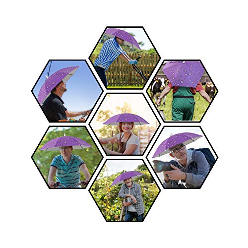 image for NEW-Vi Umbrella Hat Adult and Kids Folding Cap for Beach Fishing Golf 