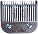 Andis - 63055, Ceramic Edge Carbon Infused Steel Detachable Clipper Blade - Ceramic Cutting Tech, Stays Sharper & Cooler - Fits in AG, AGC, BDC, BG, DBLC, FHC Series - Size A, 8 In Length, Chrome