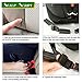 Keadic 3Pcs ISOFIX Car Seat Latch Strap and ISOFIX Latch Belt Connector Guide Groove Kit General for Child Safety Seats