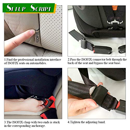 isofix car seat stuck in car