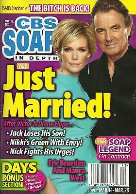 Maura West and Eric Braeden (Young and the Restless), Scott Bailey, Whirldwind Romances - March 28, 2011 CBS Soaps in Depth Magazine [SOAP OPERA] Paperback – January 1, 2011
