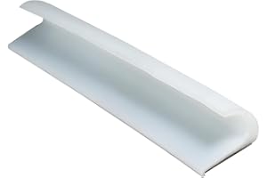 Rv Rain Gutter, 20FT J Shape Rain Drip Guard, Self Adhesive Plastic Drip Rail Trim Molding, Roof Rain Diverter for Vehicle Tr