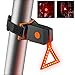 ESMK Ultra Bright LED Bike Tail Light USB Rechargeable Bike Light LED Bicycle Rear Light Fits On Any Road Bikes, Helmets. Easy To Install for Cycling Safety Flashlight - Triangle