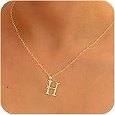 ASCOMY Initial Necklaces for Women 14K Gold Plated Initial Necklace Dainty Bow Letter Necklace Cute CZ Bow Letter Pendant Personalized Alphabet A-Z Name Necklaces Gold jewelry Gifts for Women