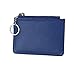 Slim RFID Blocking Card Wallet,Gazigo Minimalist Leather Credit Cards Holder with ID Window and Keychain (Slim RFID Blocking Card Wallet Blue, One_Size)