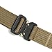 Tactical Belt,1.5 Inch Men's Web Army Military Quick Release Buckle Heavy Duty Belt-Tan 49 inch(Gift Package)