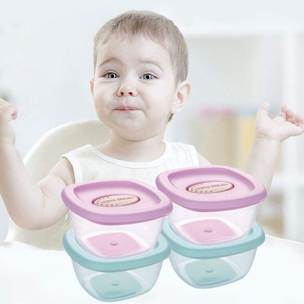 Boite Aliments Bebe Micro Ondes Avec Couvercle Etanche Bols Dalimentation Ideal Pour Stocker Le Lait Maternel Et Les Aliments Au Refigerateur Ou Congelateur Yunhigh Uk Pots De Conservation Bebe Bebe Puericulture Boites De