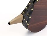Tebery 17 x 7.5 Inch Wooden Bellows Lighter Fireplace Blower Brown view 2