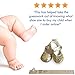 Infant and Toddler Shoe Sizer: Foot Measuring Device for Kids- Wood, Size 0-13 US