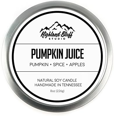 Pumpkin Juice // Pumpkin + Spice + Apples // 8oz Soy Candle