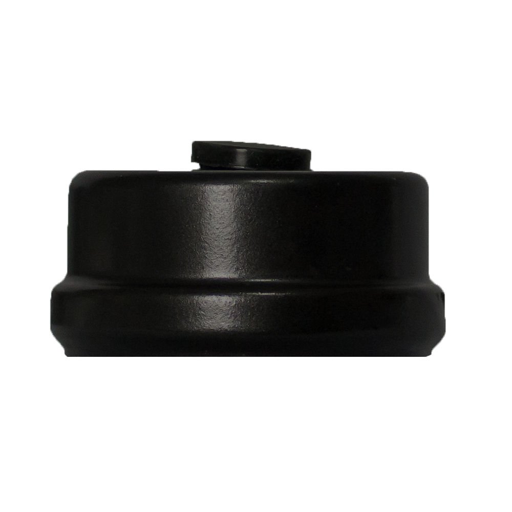 WOLFPACK Vitrified Black Pellet Stove Tube Lid 80 mm
