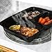 [Bonus-Pack] Premium Qualtiy 3-Compartment BPA FREE Stackable Meal Prep Food Storage Containers with Lids | Microwave & Dishwasher Safe Bento Lunch Box | Reusable Portion Control Plates + FREE Cutlery