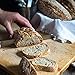 Serrated Bread Knife 8 Inch - High Carbon Ultra Sharp Stainless Steel Kitchen Knife with Wood Handle,for Cutting Crusty Breads Cake by Moone (New)