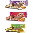 Dubai Chocolate Bars Series – 'Coconut, Strawberry, and Pistachio' Crispy-Filled Viral Knafeh Chocolate Bars with Rich Cream and Kataifi – 30g x 3 Pieces (3.17 oz - 90g)