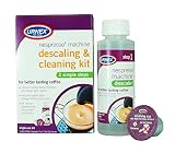 Urnex Nespresso Machine Descaler and Cleaner - 2 Step Descaling and Cleaning Kit