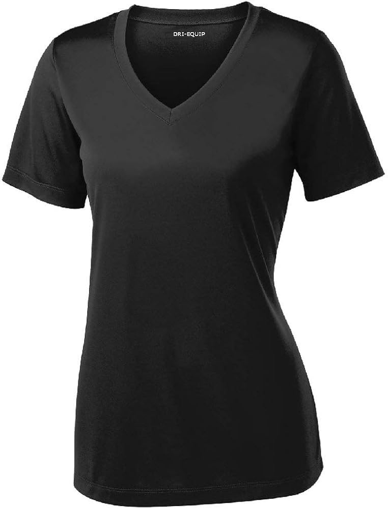 Joe's USA Women's Short Sleeve Moisture Wicking Athletic Shirts Sizes XS-4XL: Clothing