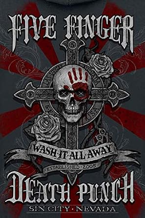 Five Finger Death Punch Wash It All Away Manner Kapuzenpullover Schwarz Band Merch Bands Amazon De Bekleidung five finger death punch wash it all away manner kapuzenpullover schwarz band merch bands