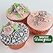 Wocuz Mini Rose Flower Leaves Vein Silicone Mold Gum Paste Fondant Mold Cake Border Cupcake Silicone Lace Mat Mold Decoration Tool, 3.9