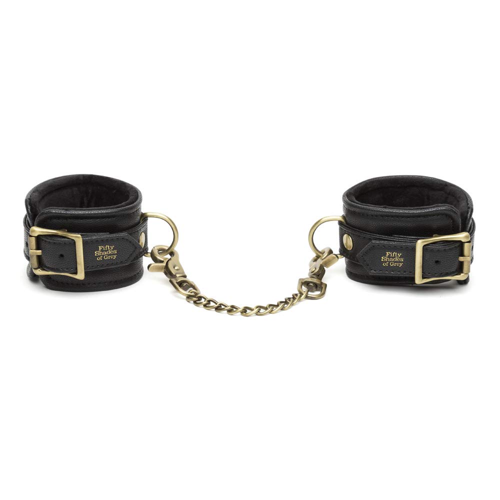 Fifty Shades of Grey Wrist Cuffs-E31196 Black One Size