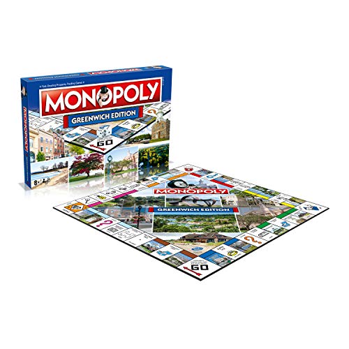 Greenwich Connecticut CT Monopoly Board Game Edition, Family Game for Ages 8 and up Pricepulse