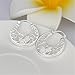 NYKKOLA Elegant Fashion Jewelry Beautiful Crystal 925 Silver Women Lady Earrings