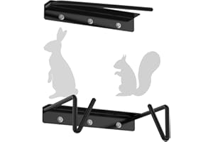 FSNIWEKO Heavy Metal Rabbit Dispatch Dislocator & Skinning Tool Set – Cervical Dislocation Tool for Humane Butchering, Ideal for Processing Rabbits, Squirrels, and Other Small Animals