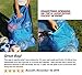 Extra Large Heavy Duty Soccer Ball Mesh Bag for Sports, Beach and Swimming Gears. Adjustable Shoulder Strap Made to Fit Adults and Kids. Secure Side Pocket for your Personal Item. 40x30 IN, Blue