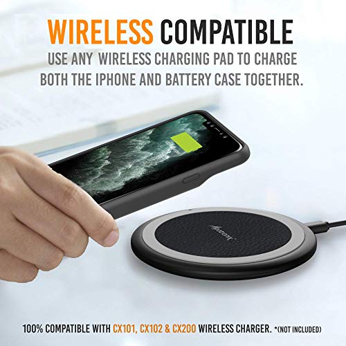 Alpatronix iPhone Xs/X Battery Case, BXXs Slim Portable Protective