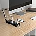iClever Power Strip Surge Protector with 6 USB Ports 6 Outlet, Desktop Charging Station with 15A 5ft Extension Cord, USB Power Strip for Home, Office & Hotel- Black