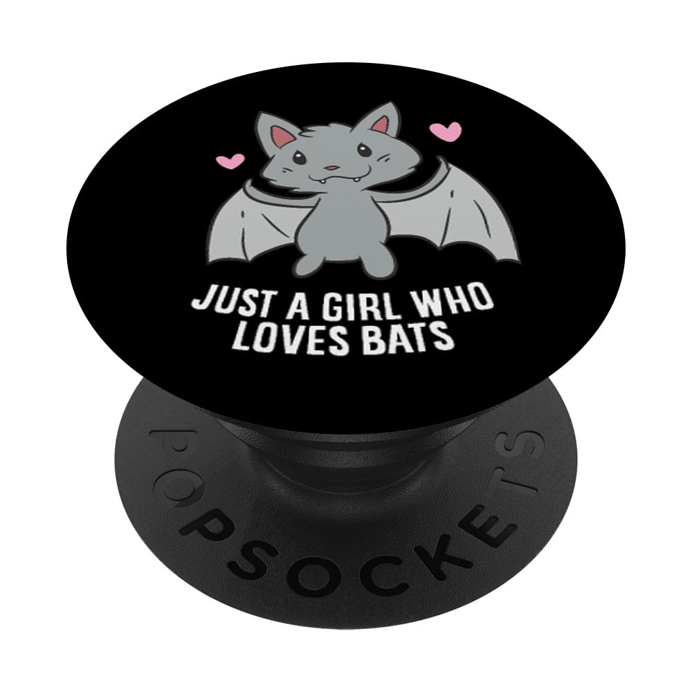 Just a Girl Who Loves Bats PopSockets Adhesive PopGrip
