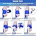 Bunion Corrector [Pair] - Improved Bunion Splint Big Toe Straightener Separators for Hallux Valgus Pain Relief Fits Men & Women