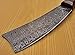 CP-1318- Custom Handmade Damascus Steel 12.00 Inches Cleaver style Knife - Exotic Wallnut Wood Handle