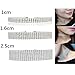 Angelus 3-12Row Thick Wide Clear Rhinestone Crystal Choker Necklace for Women Set of 3