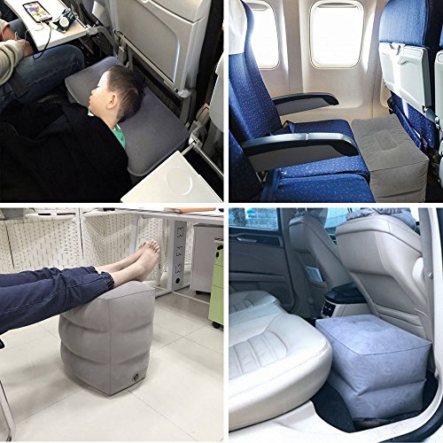 NEW & IMPROVED Air Travel Leg Rest Pillow for Kids on Airplane