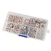 DIN557 Square Nuts M3 M4 M5 M6 M8 M10 Metric Coarse Thread Nut Assortment Kit 304 Stainless Steel 140Pcs
