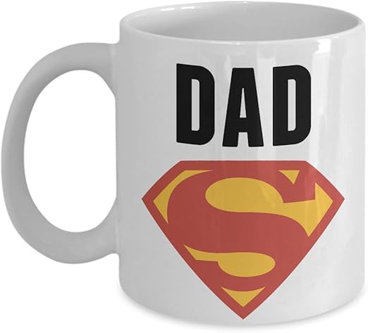 superhero dad mug
